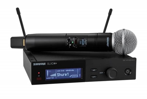 SHURE SLXD24+/58 Digital Wireless Handheld System with SM58. Cardioid Dynamic Microphone