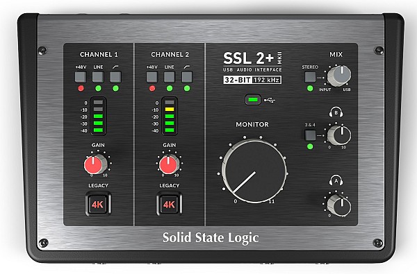 Solid State Logic SSL 2+ MKII USB Audio Interface