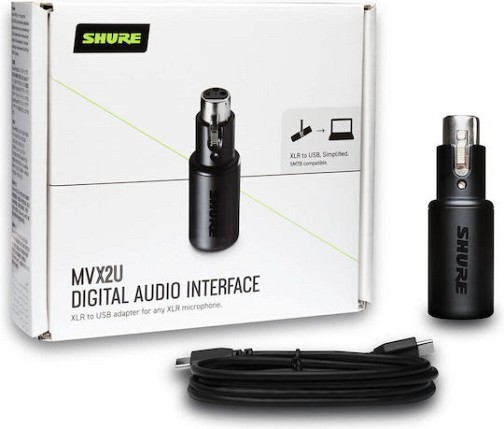 shure MVX2U MOTIV XLR  TO USB ADAPTER