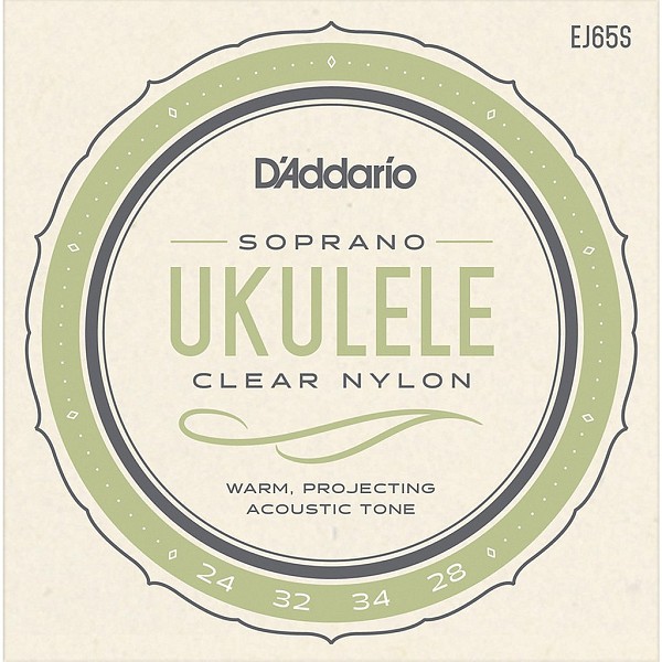 DAddario EJ65S Clear Nylon Χορδές Soprano