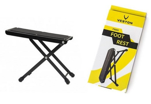 VESTON FS002 Black Μεταλλικό υποπόδιο Κιθάρας