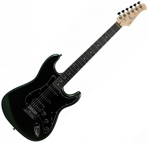 VESTON ST-HSS-CHGR Green Electric Guitar