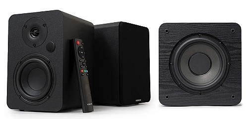VULKKANO A4 ARC MKII + SUB6 MKII Αυτοενισχυόμενα Ηχεία (Ζεύγος)+ SUB. Black