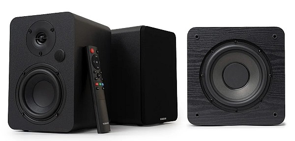 VULKKANO A4 ARC MKII + SUB6 MKII Αυτοενισχυόμενα Ηχεία (Ζεύγος)+ SUB. Black