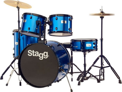 Σέτ Ντράμς STAGG TIM-122B Blue