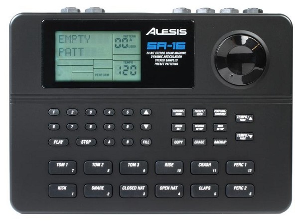 ALESIS  SR-16 DRUM MACHINE   60+  .