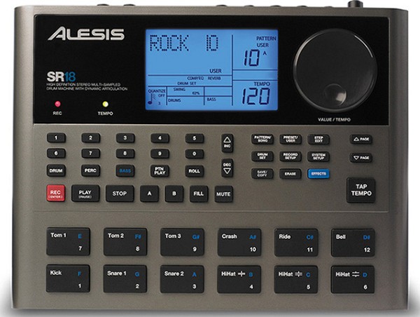 Alesis Drum Machine ALESIS  SR-18 DRUM MACHINE διαθέτει περασμένους και ελληνικούς ρυθμούς.