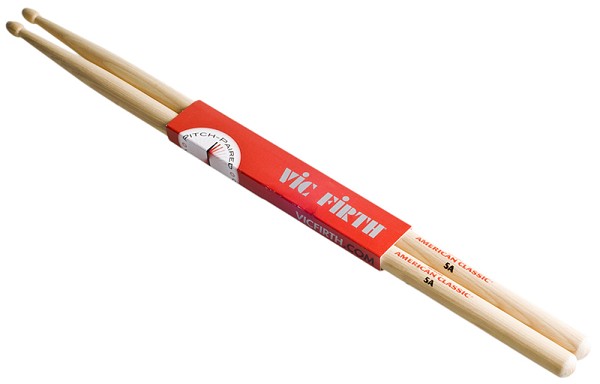 Μπαγκέτες για DRUMS Vic Firth 5A Wood Μπαγκέτες.
