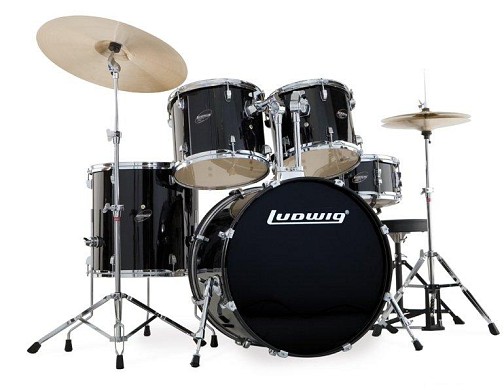 Ludwig LC-125 Accent Combo Power Black. Σέτ Ντράμς
