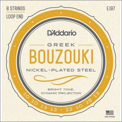 Χορδές Σέτ Μπουζουκιού D'Addario EJ-97 8-χορδο.