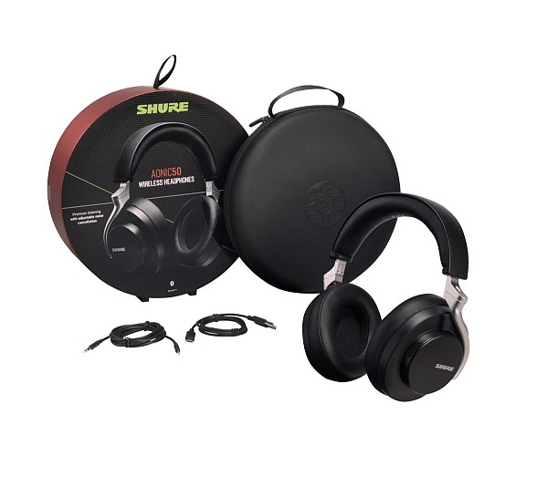Ακουστικά Headphones Shure Ασύρματα ακουστικά Shure AONIC 50 BK