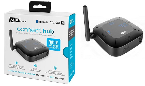 Ακουστικά in-ear MEE Audio Aσύρματη μετάδοση-λήψη ήχου Bluetooth. MEE Wireless Audio TRANSMITTER & RECEIVER AF-CH-BK