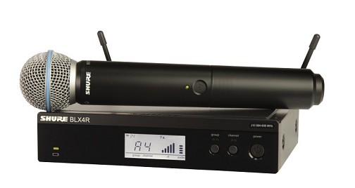 Μικρόφωνo SHURE BLX-24R/BETA58 SET. Με μεταλλικό δέκτη