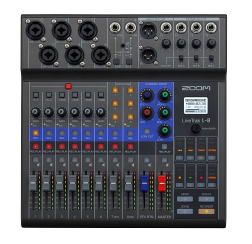ZOOM L-8 LiveTrak Πολυκάναλος Εγγραφέας