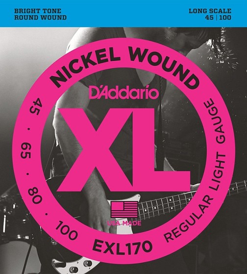 D'Addario EXL-170 Χορδές Ηλεκτρικού Μπάσου (45-65-80-100)
