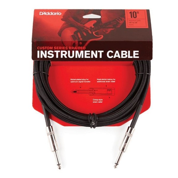 Καλώδια-Οργάνων-Μικροφώνων Καλώδιο DAddario Planet Waves PW-BG-10BK