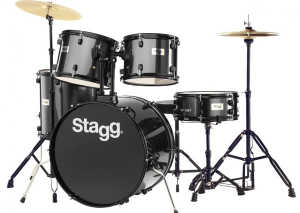 Stagg Drums Σέτ Ντράμς STAGG TIM-122B Black