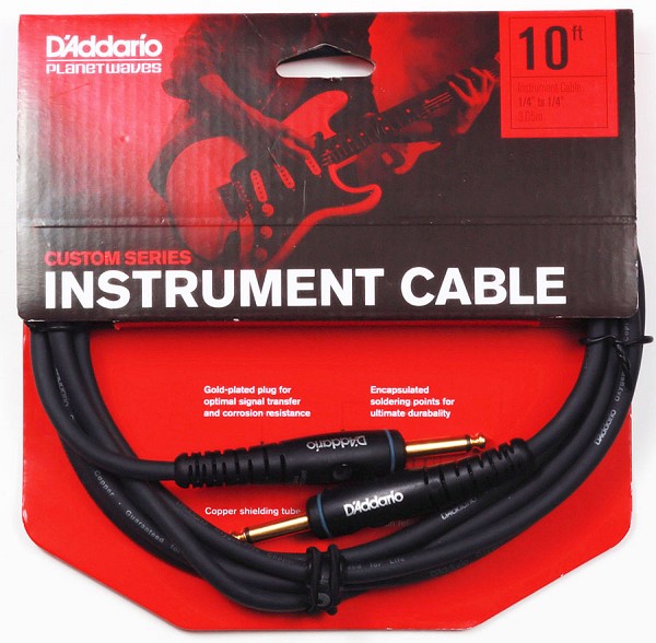Καλώδια-Οργάνων-Μικροφώνων Καλώδιο DAddario Planet Waves CABLE PWG-10 Custom Series.