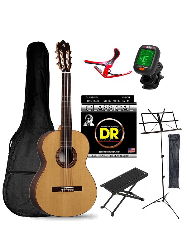 Ισπανικές Κλασικές Κιθάρες Alhambra Κιθάρα Alhambra IBERIA ZIRICOTE 50th Anniversary Bundle.