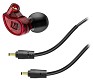 MEE Audio Ακουστικά in-ear M6PROG2 Red UNIVERSAL MICROPHONE, REMOTE,VOLUME CONTROL